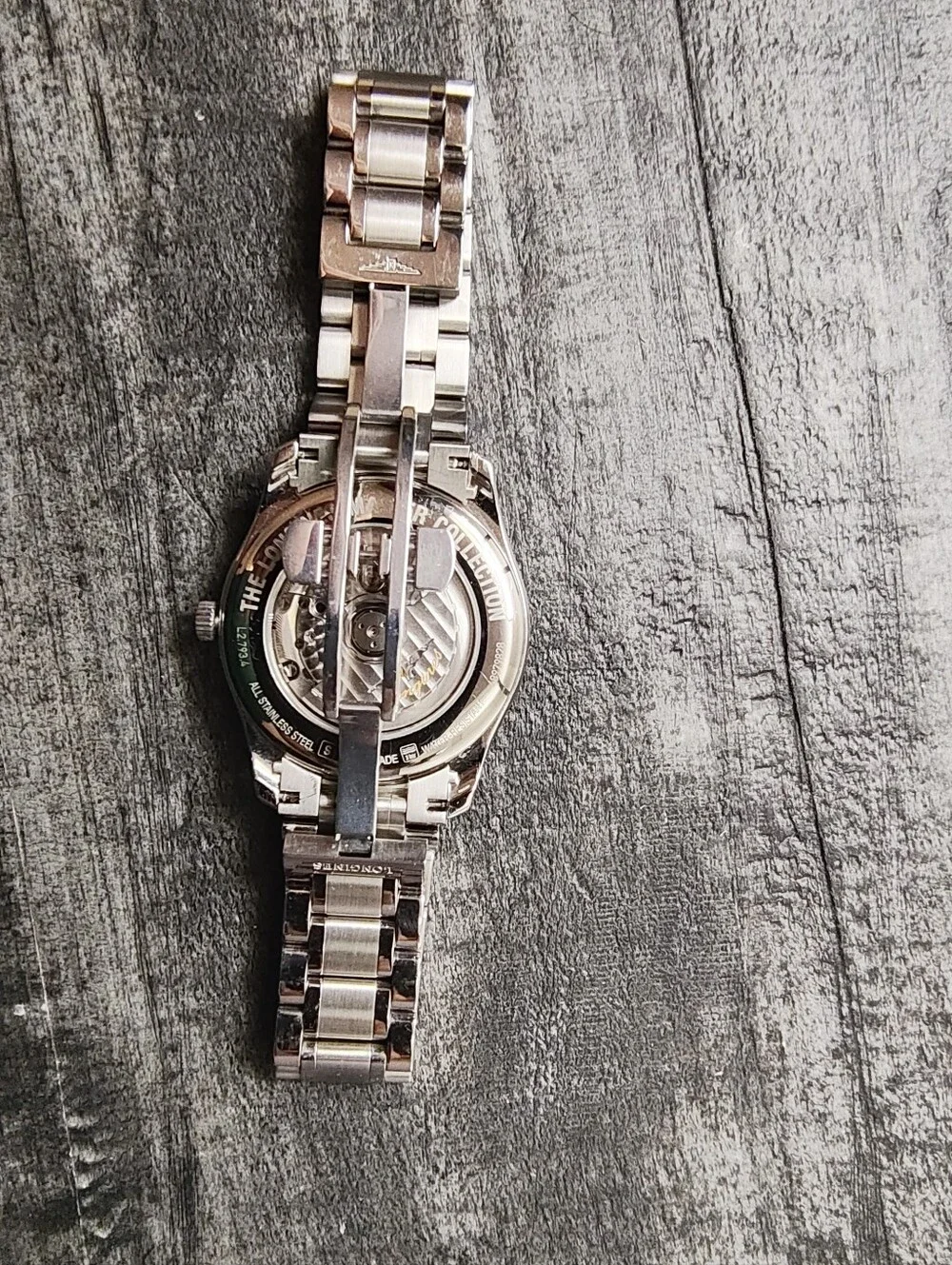 Longines Master Collection Watch in Silver and White With Blue Hands 40mm.